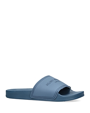Shop Kurt Geiger Men's Kgl Pool Slider Sandals In Blue
