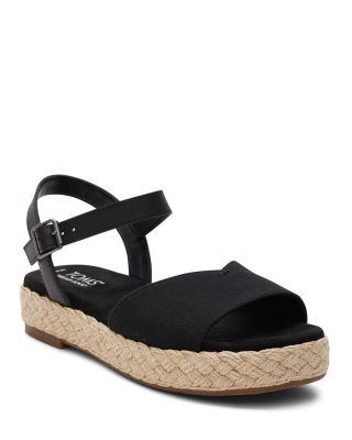 TOMS - Women's Abby Ankle Strap Espadrille Platform Sandals