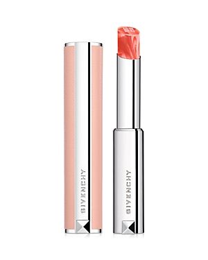 Shop Givenchy Rose Perfecto Hydrating Lip Balm In 304 Corrally Red