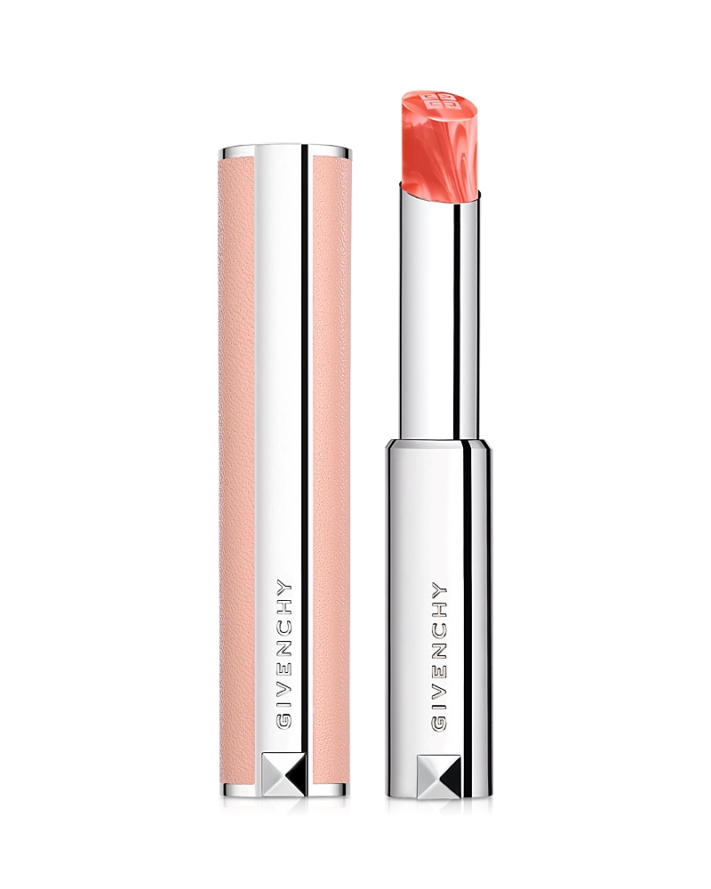 Givenchy Rose Perfecto Lip Balm 24h Hydration 304 Corally Red .09 oz In Corrally Red