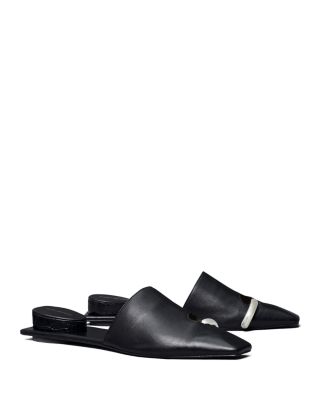 Tory Burch - Women's Pierced Leather Mules