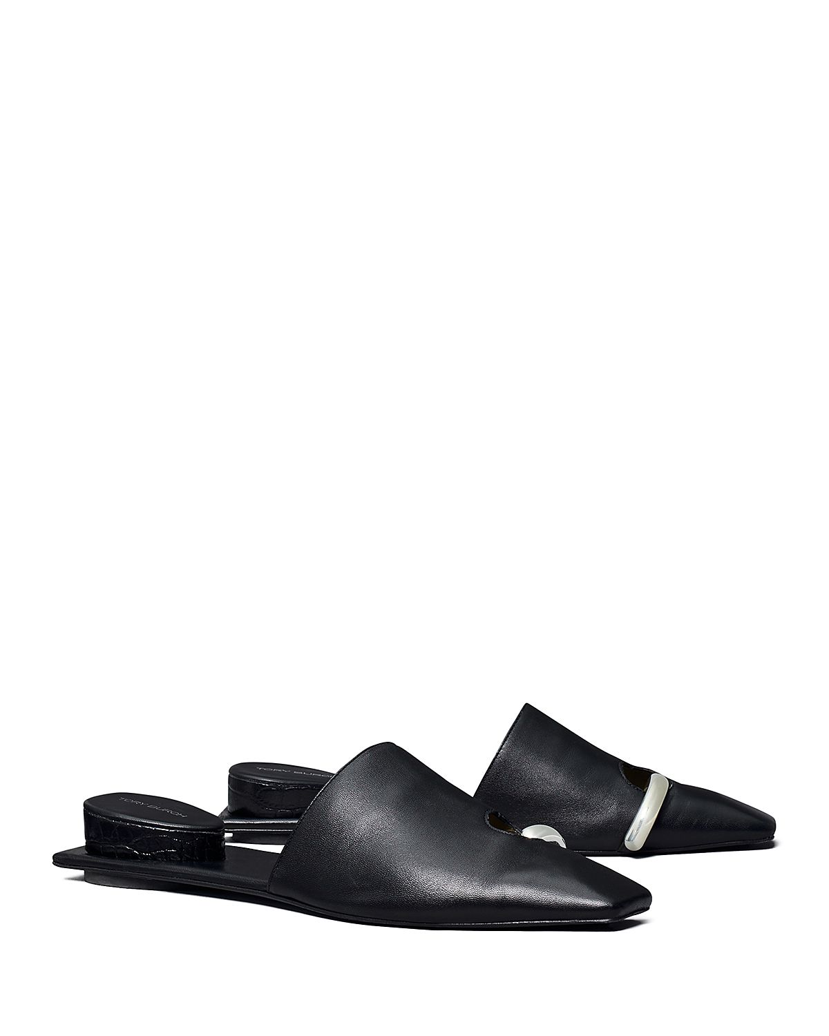 Tory Burch Women's Pierced Leather Mules