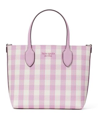 kate spade new york - Bleecker Gingham Printed PVC Medium Crossbody Tote