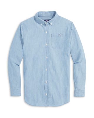 Vineyard Vines - Boys' Button Down Chambray Shirt - Little Kid, Big Kid
