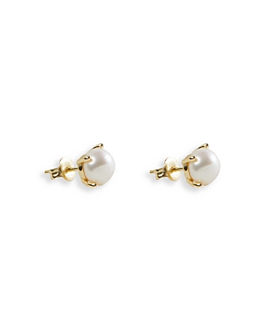 Argento Vivo Cultured Freshwater Pearl Stud Earrings In Gold