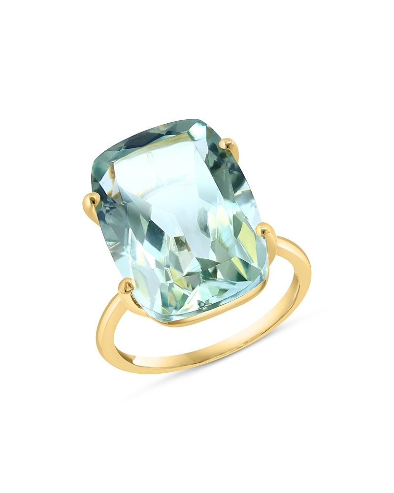 Bloomingdale's Fine Collection Prasiolite Statement Ring in 14K Yellow Gold