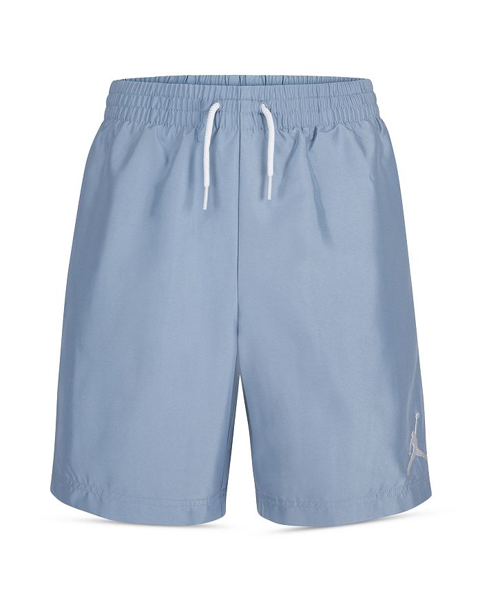 Shop Jordan Boys' Jumpman Shorts - Big Kid In Blue Grey
