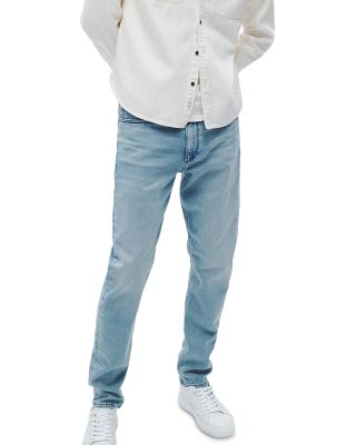 Rag & Bone Fit 4 Archive Selvedge Distressed Denim Jeans In Mid Denim