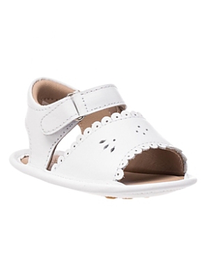 Shop Elephantito Girls' Sandal With Scallop - Baby, Little Kid In White
