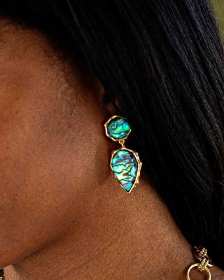 Aurora Double Drop Earrings