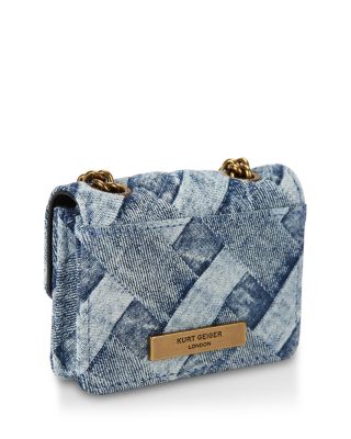 Micro Kensington Denim Crossbody Bag