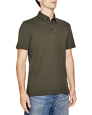 Shop Ag Bryce Short Sleeve Polo Shirt In Brown