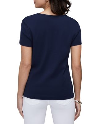 Cotton V Neck Tee