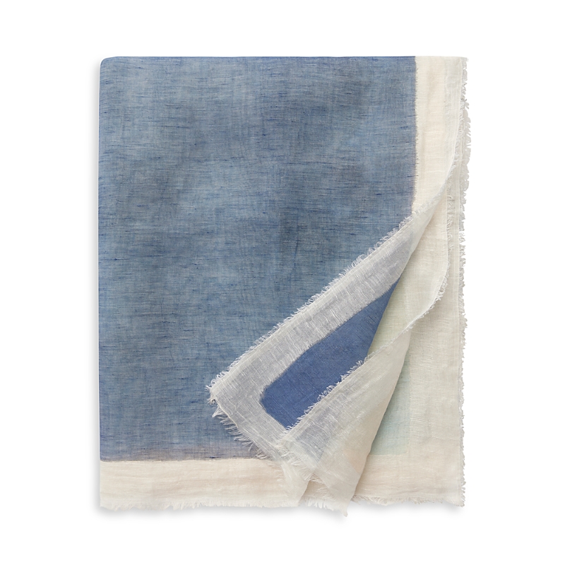 Sferra Pitura Color Block Throw In Navy/aqua