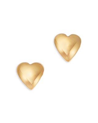 Bloomingdale's Fine Collection Children's Tiny Heart Screw Back Stud Earrings in 14K Yellow Gold
