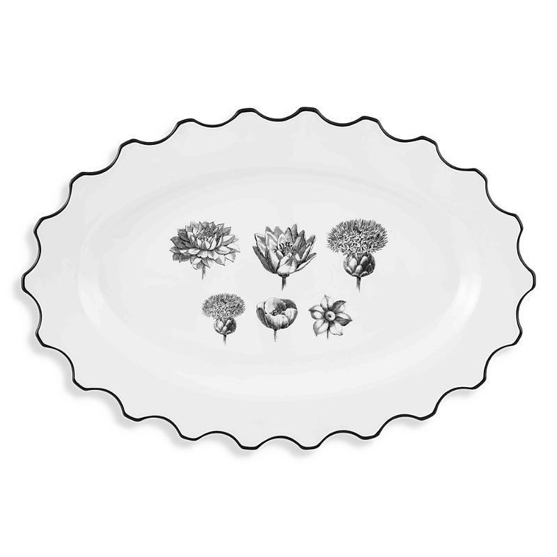 Vista Alegre Herbariae By Christian Lacroix Small Oval Platter In Multi