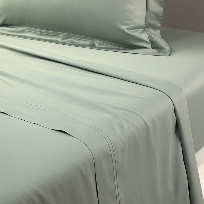 Yves Delorme Triomphe Flat Sheet, King In Green