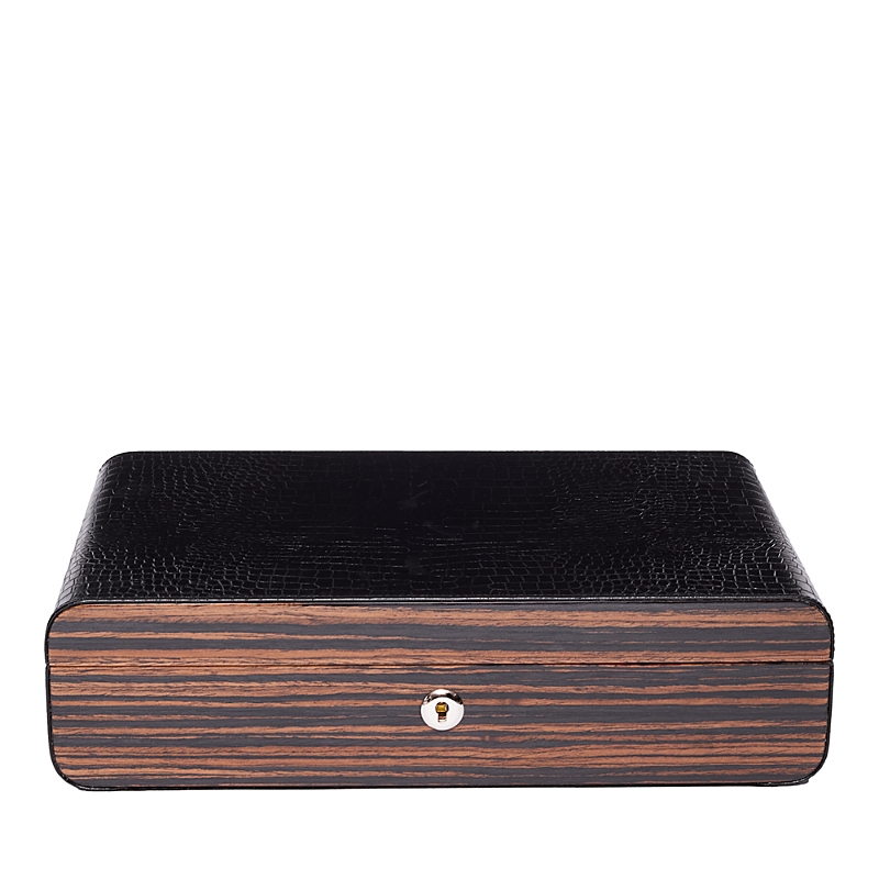 Rapport London Mayfair Ten Watch Box In Macassar