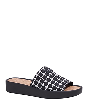 Shop Kate Spade New York Women's Spree Slide Sandals In Cream/black