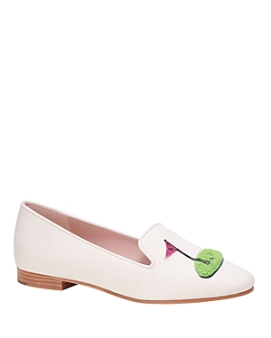 Shop Kate Spade Women's Lounge Golf Loafer Flats In Cream