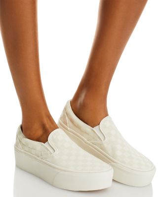 Women&#39;s Classic Slip On Platform Sneakers