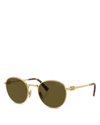 miumiu サテンリボントップス　38 Miu Miu MU 10ZS 1AB08N Blue Control Glasses - US