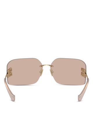 Metal Shield Sunglasses, 80mm