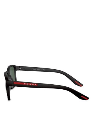 Sport Rectangular Sunglasses, 58mm