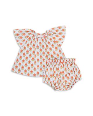 Pink Chicken - Girls' Willow Top & Bloomer Set - Baby