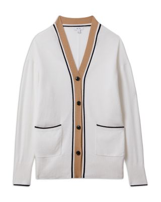 Carly Color Blocked Cardigan Sweater