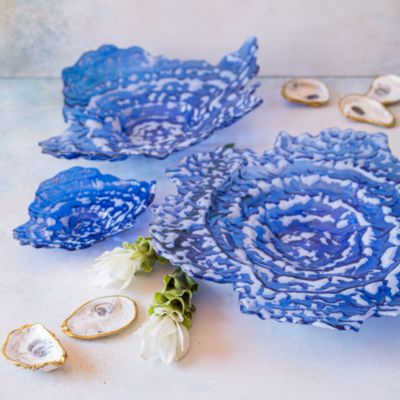 Ostrica Glass Blue Small Plate
