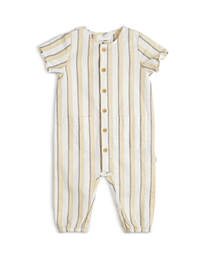 Shop Firsts By Petit Lem Boys' Canary Playsuit - Baby In Yellow