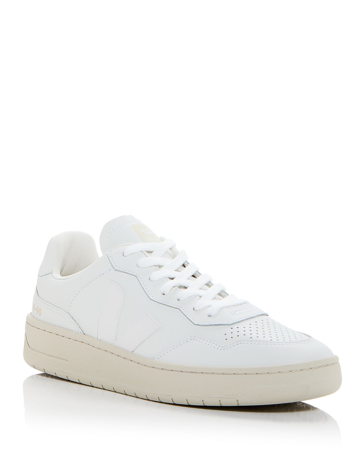 Veja Men's V-90 Low Top Leather Sneakers