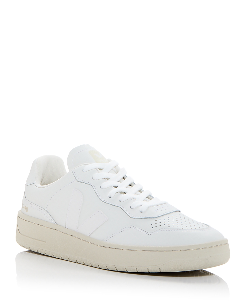 Veja Men's V-90 Low Top Leather Sneakers