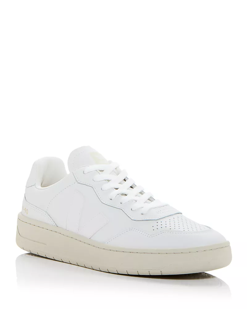 Veja Men's V-90 Low Top Leather Sneakers