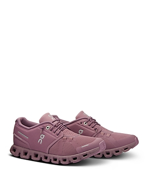 Shop On Women's Cloud 5 Low Top Sneakers In Fig/quartz