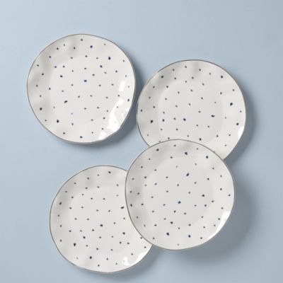 Blue Bay 4-Piece Dinner Plate Set