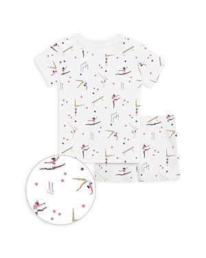 Shop 1212 Girls' Gymnastics Short Sleeve Pajama Set - Little Kid