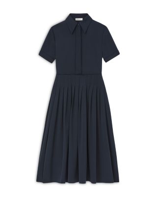 shirt silk dresses new york Blue Lagoon Multi / L