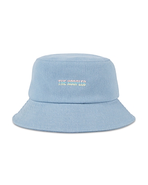 Shop The Kooples Bob Denim Bucket Hat In Blue