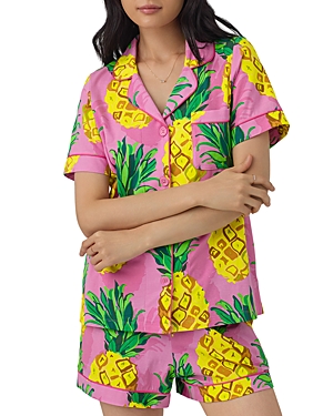 Shop Bedhead Pajamas Short Pajama Set In Pineapples