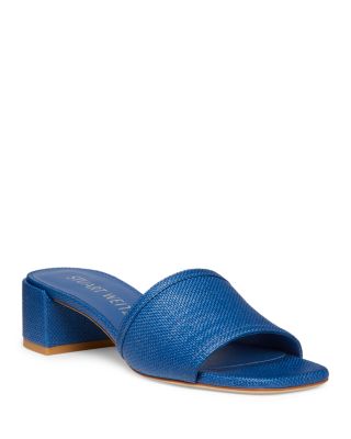 Stuart Weitzman - Women's Cayman 35 Block Slide Sandals