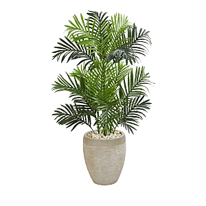 Nearly Natural Artificial Paradise Palm Tree In Planter In Green