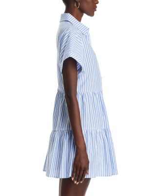 Stripe Mini Shirt Dress - Exclusive
