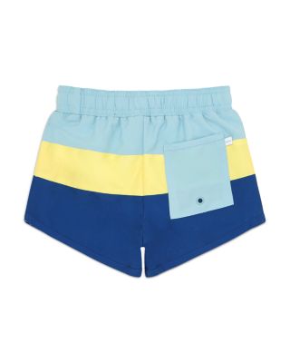 Boys' Color Blocked Regular Fit Boardie Swim Trunks - Baby, Little Kid, Big Kid