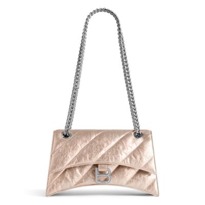 Balenciaga - Crush Mini Chain Bag Metallized Quilted