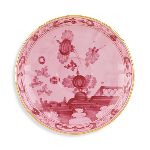 Ginori 1735 Oriente Italiano Antico Doccia Coffee Saucer In Pink