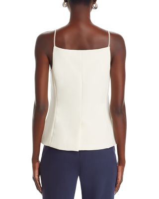 Una Sleeveless Button Down Top