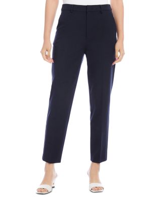 Karen Kane High Waist Ankle Straight Leg Pants