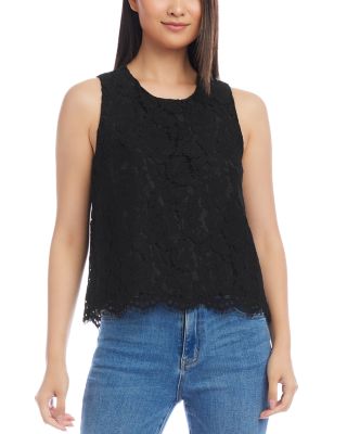 Karen Kane Sleeveless Lace Top